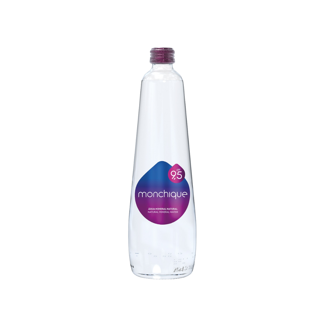 6x Monchique water - glass bottles 0.75l