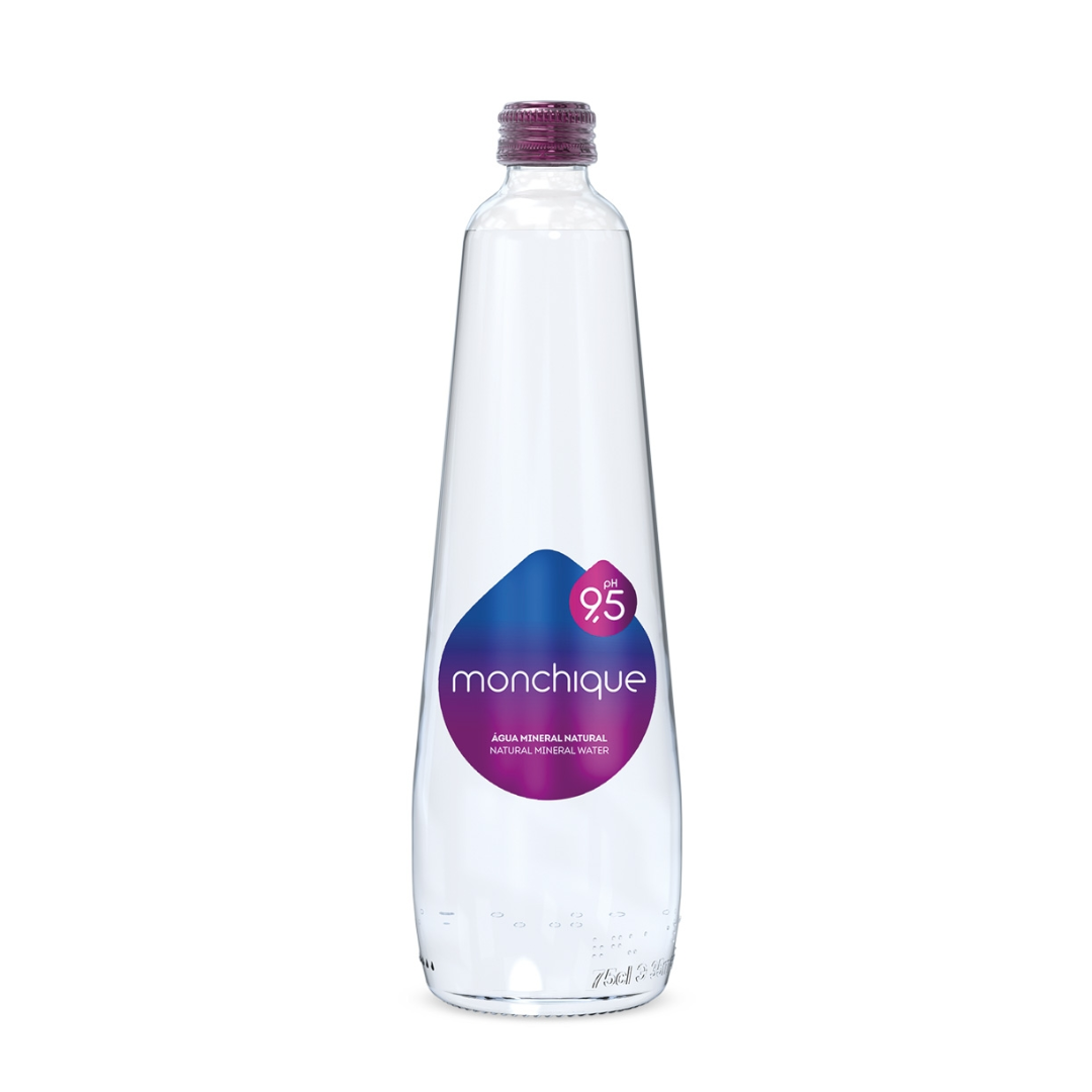 6x  Monchique Wasser - Glasflaschen 0,75l