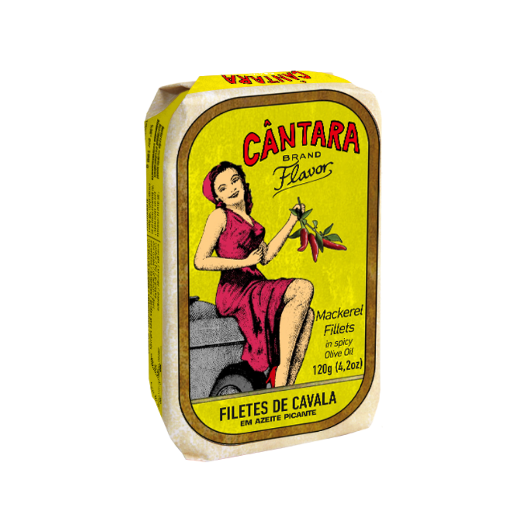 Cantara Makrelenfilet in Pikantem Olivenöl 120g