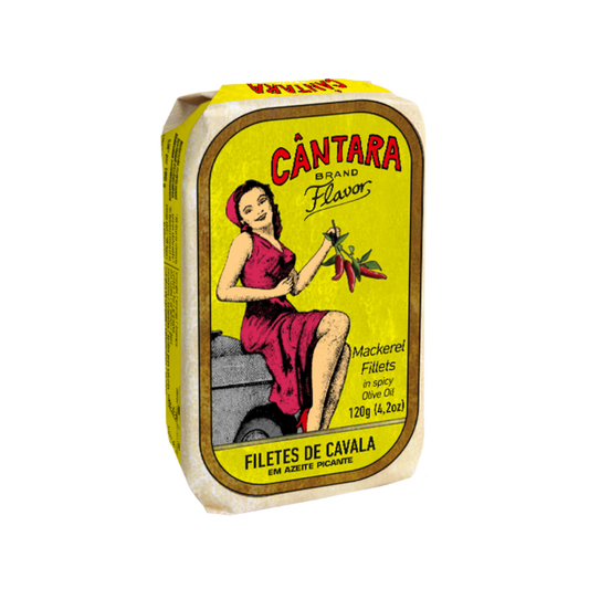 Cantara Makrelenfilet in Pikantem Olivenöl 120g
