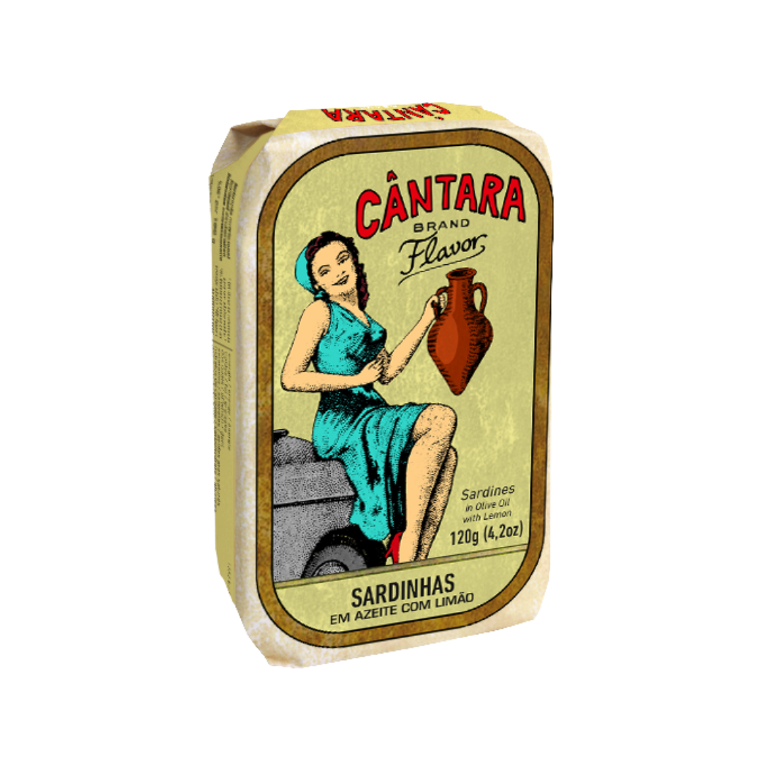 Cantara Sardinen Olivenöl & Zitrone 120g