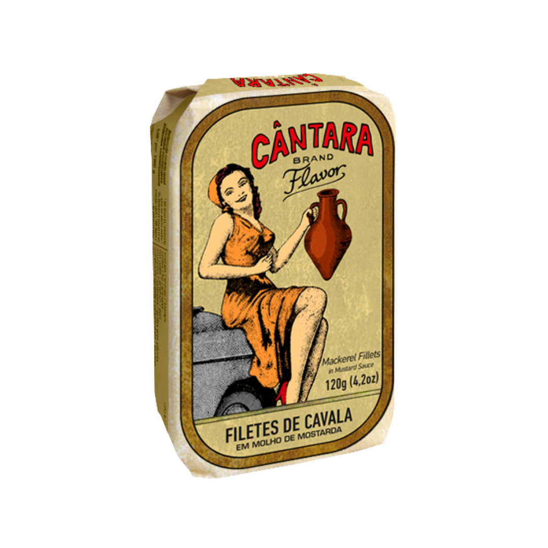 Cantara Makrelenfilet in Senfsauce 120g