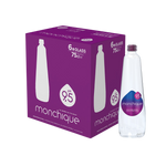 6x Eau Monchique - bouteilles en verre 0,75l