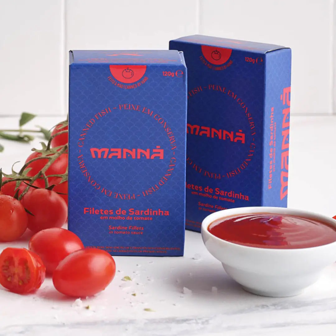 Manná Sardinenfilet in Tomatensauce 120g - Lusogourmet